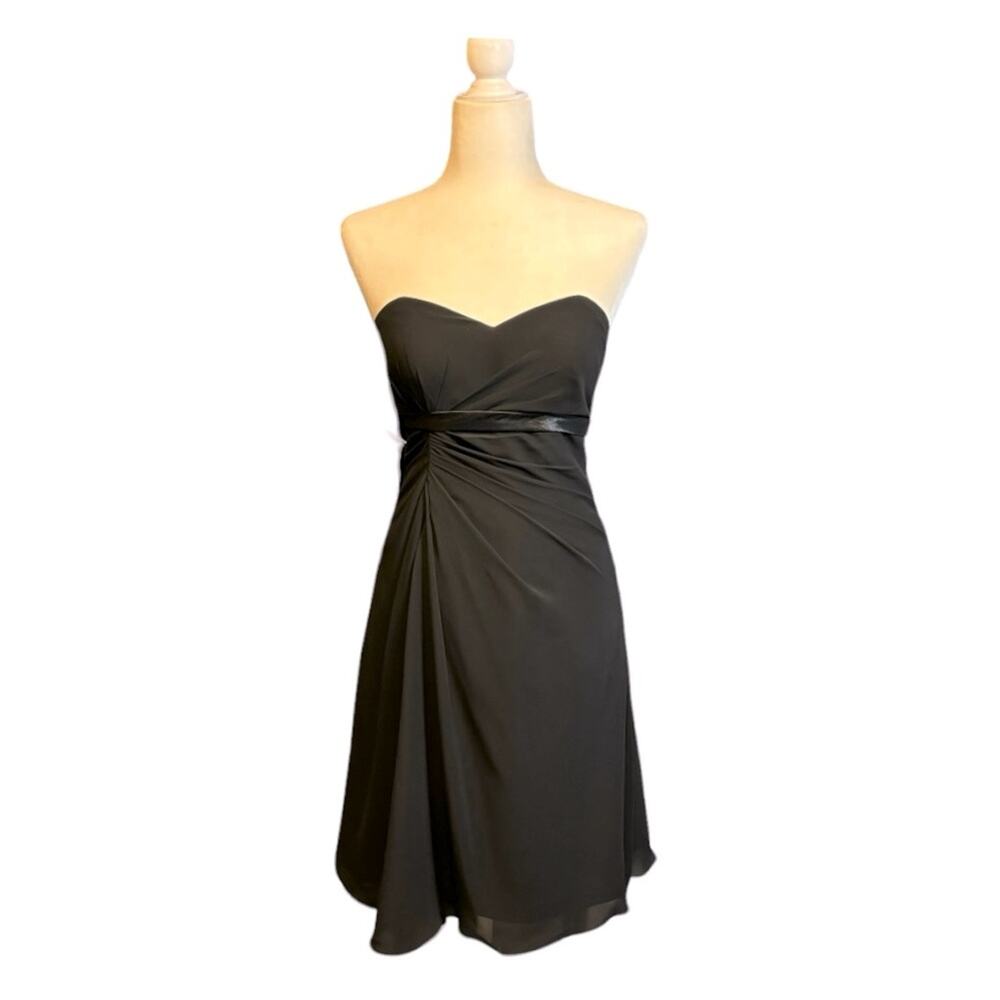 Symphony of Venus Black Strapless Cocktail Dress Size 10 1288